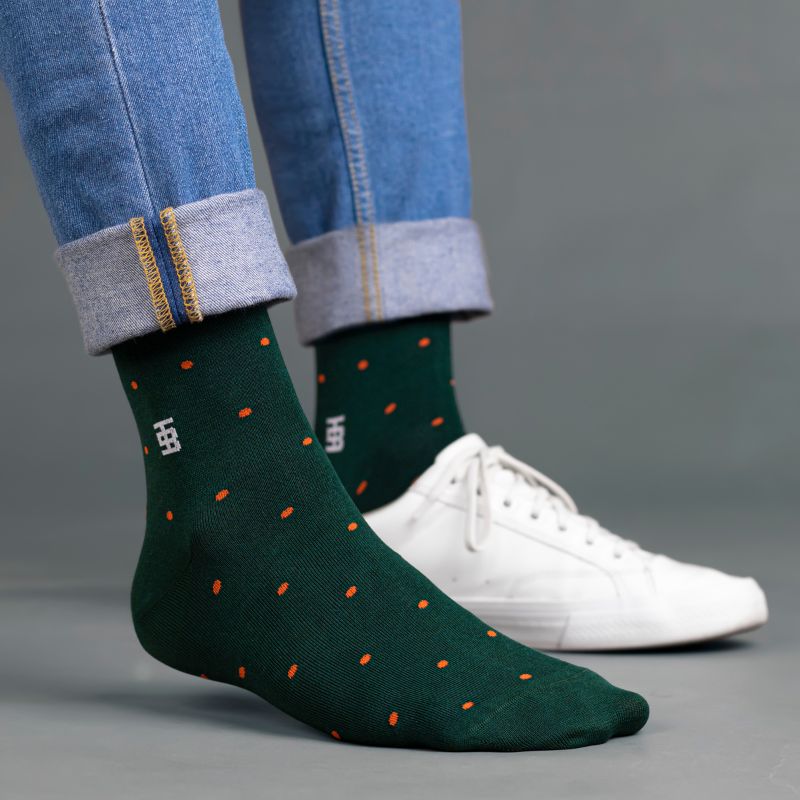 Buy Emerald Dark Green Socks for Men