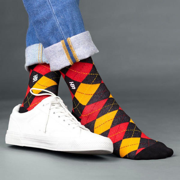 Mevrouw Afdeling excuus Premium Designer Socks For Men | Made with Scottish Lisle Cotton – SockSoho