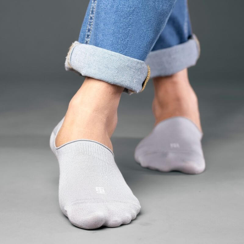 Shop Premium Light Blue No-Show socks for men in India – SockSoho